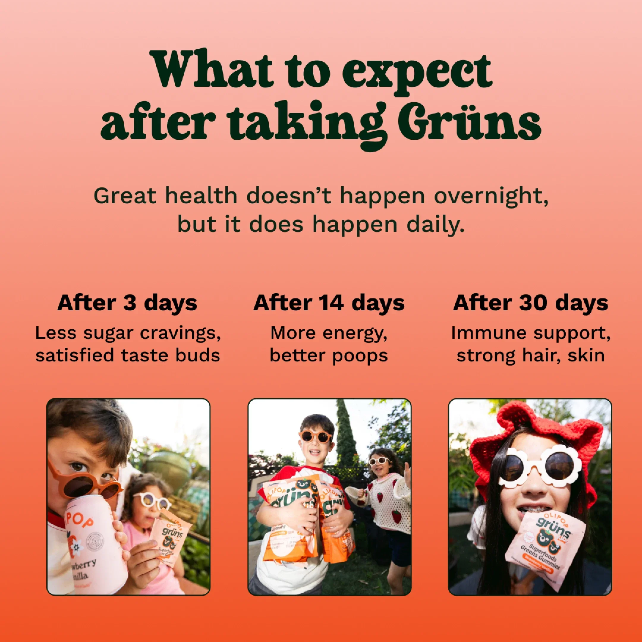 Grüns Kids OLIPOP® - Bright Pick